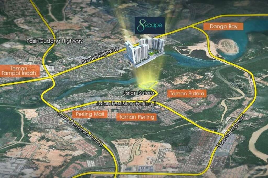 Homenest Jb City Poolview Suite By Cozy Home Johor Bahru Zewnętrze zdjęcie